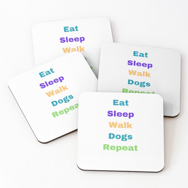 Item preview, Eat Sleep Walk Dogs Repeat designed and sold by wear best.
