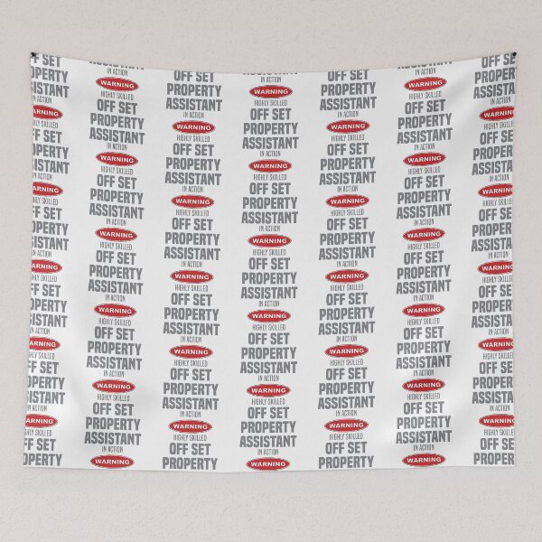 Item preview, Highly Skilled Off Set Property Assistant in Action designed and sold by NermilioDesigns.
