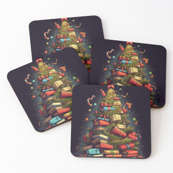 Item preview, Christmas Tree With Books. My Bookish Pack. designed and sold by LuNkyRose.