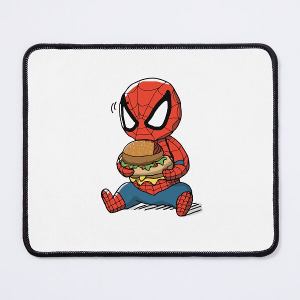 Item preview, Adorable Baby Spider Eating Burger - Baby Spidey Eating Burger Meme Cartoon Costume designed and sold by SpideyUniverse.