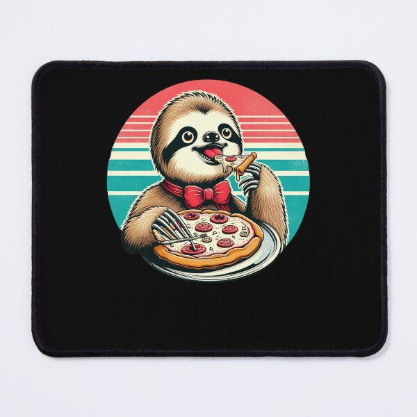 Item preview, Vintage Cute Pizza Sloth designed and sold by Jaro90.