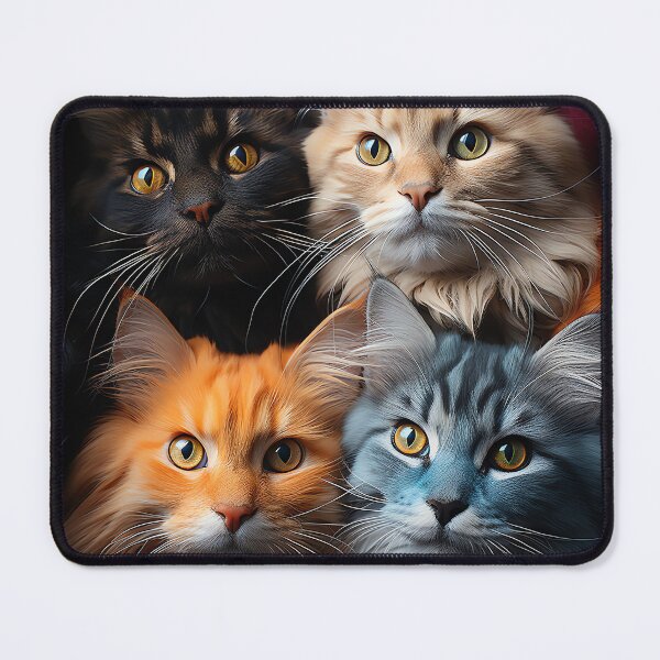 Item preview, Cute Kawaii Adorable Cats - Surreal Vivid Colored Sweet Cats 08 designed and sold by MadeByRobots.