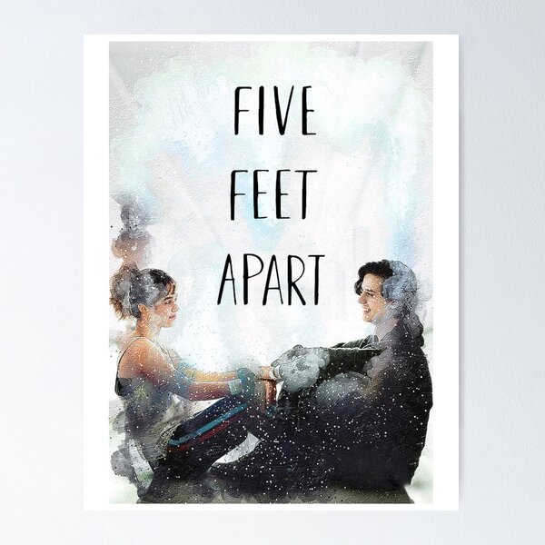 I made this fan art of the movie Five Feet Apart : r/Illustration