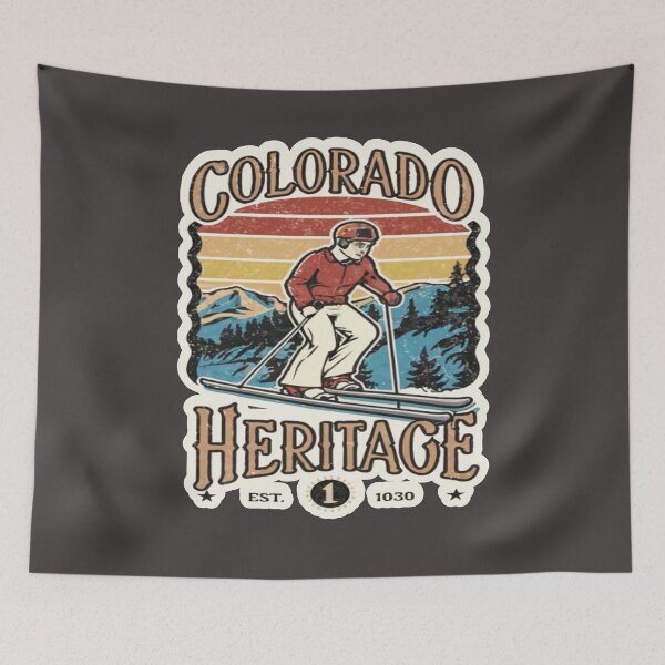Item preview, Colorado Ski Heritage designed and sold by UrbanGraphixs.