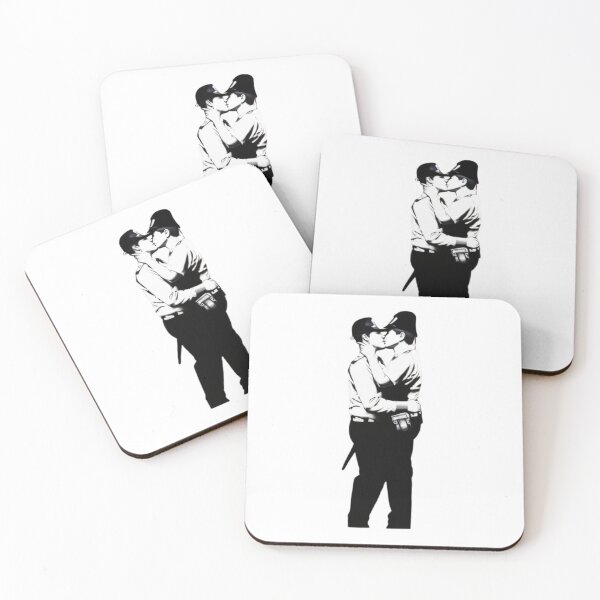 Item preview, Banksy Policemen Kissing designed and sold by Gianyyu.