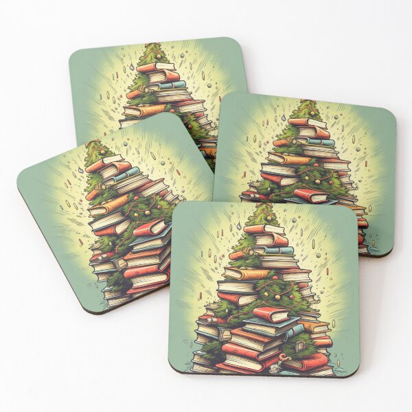 Item preview, Christmas Tree With Books. My Bookish Pack. designed and sold by LuNkyRose.