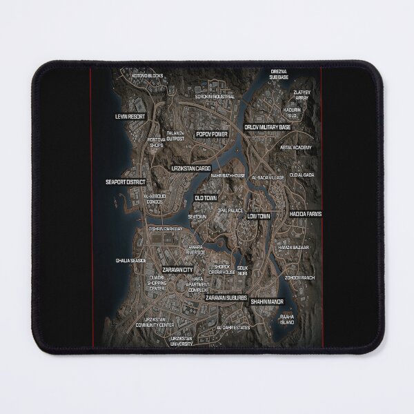 Item preview, Urzikstan Map, Warzone Gift designed and sold by jaggyboy.