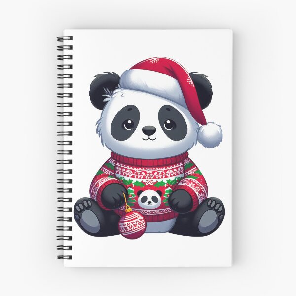 Item preview, cute panda in ugly xmas sweater designed and sold by ffkj09.