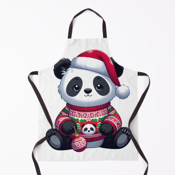Item preview, cute panda in ugly xmas sweater designed and sold by ffkj09.