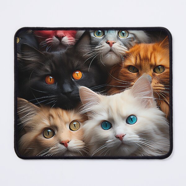 Item preview, Cute Kawaii Adorable Cats - Surreal Vivid Colored Sweet Cats 09 designed and sold by MadeByRobots.