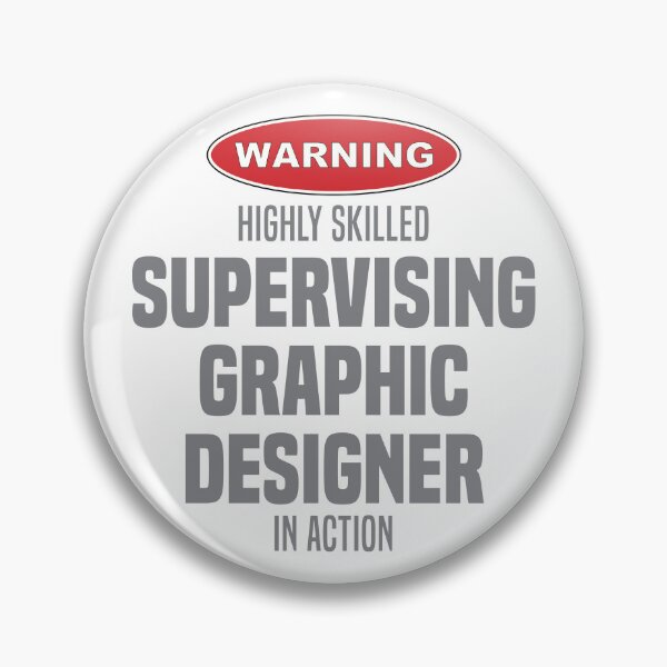 Item preview, Highly Skilled Supervising Graphic Designer in Action designed and sold by NermilioDesigns.