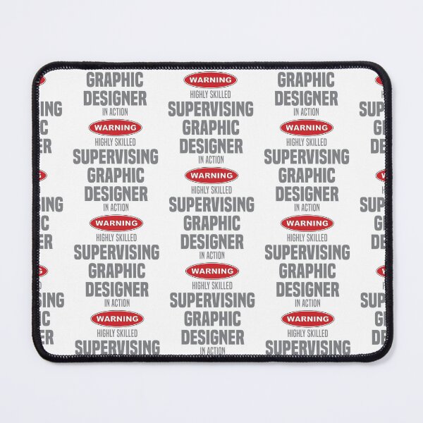 Item preview, Highly Skilled Supervising Graphic Designer in Action designed and sold by NermilioDesigns.