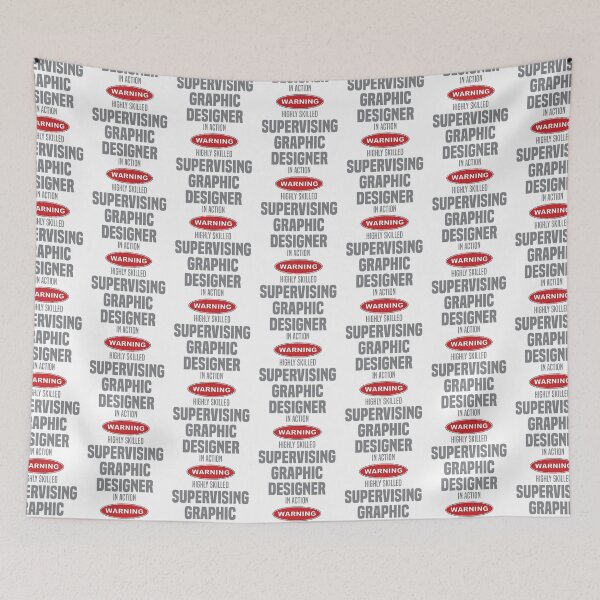 Item preview, Highly Skilled Supervising Graphic Designer in Action designed and sold by NermilioDesigns.