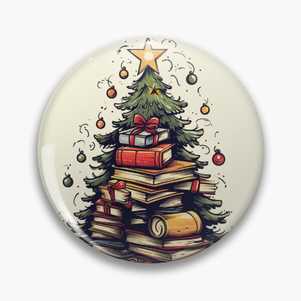 Item preview, Christmas Tree With Books. My Bookish Pack. designed and sold by LuNkyRose.