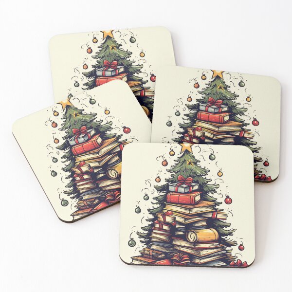 Item preview, Christmas Tree With Books. My Bookish Pack. designed and sold by LuNkyRose.