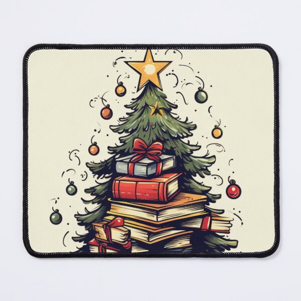 Item preview, Christmas Tree With Books. My Bookish Pack. designed and sold by LuNkyRose.