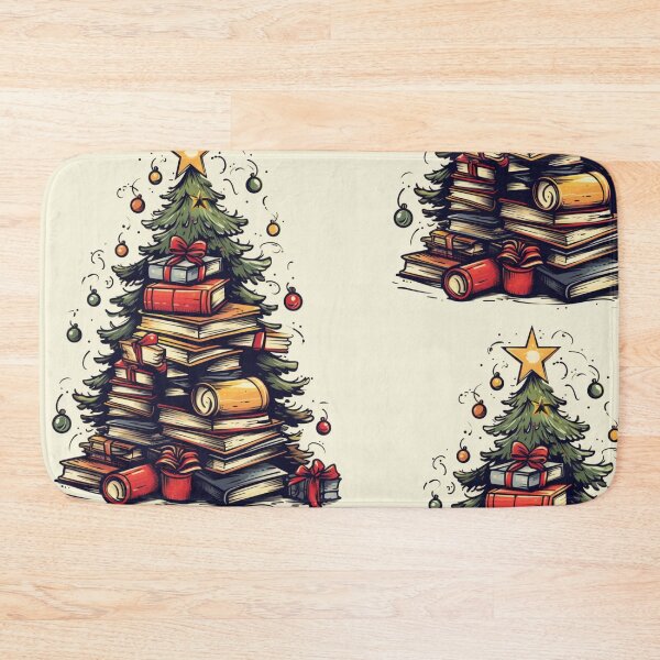 Item preview, Christmas Tree With Books. My Bookish Pack. designed and sold by LuNkyRose.