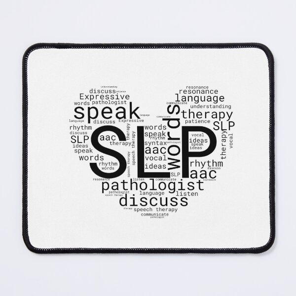 Item preview, SLP Heart Word Cloud designed and sold by TeesYouWant.