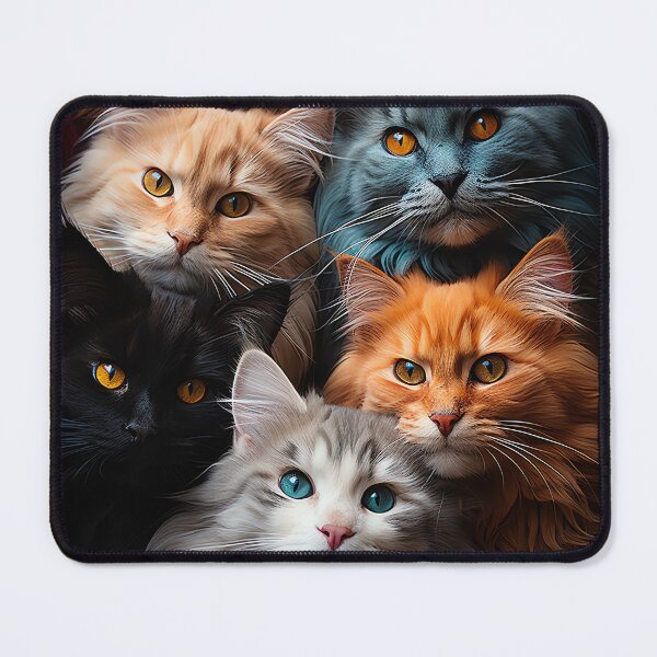 Item preview, Cute Kawaii Adorable Cats - Surreal Vivid Colored Sweet Cats 10 designed and sold by MadeByRobots.