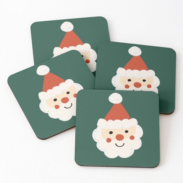 Item preview, Santa Claus Retro Bold Green designed and sold by susycosta.