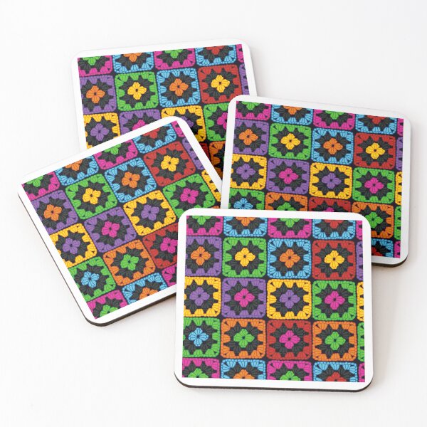 Item preview, Traditional Crochet Granny Square Yarn Pattern designed and sold by woahtherepickle.