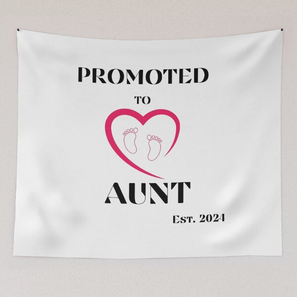 Item preview, Promoted To Aunt est 2024 future Aunt designed and sold by SimpleP.