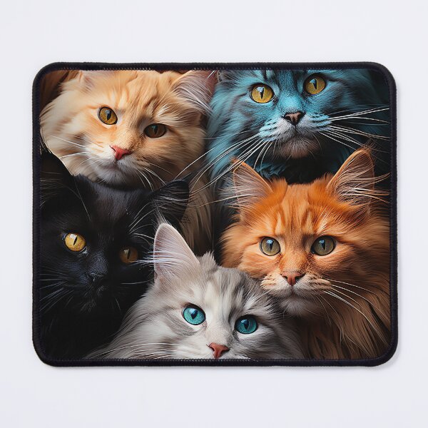 Item preview, Cute Kawaii Adorable Cats - Surreal Vivid Colored Sweet Cats 11 designed and sold by MadeByRobots.
