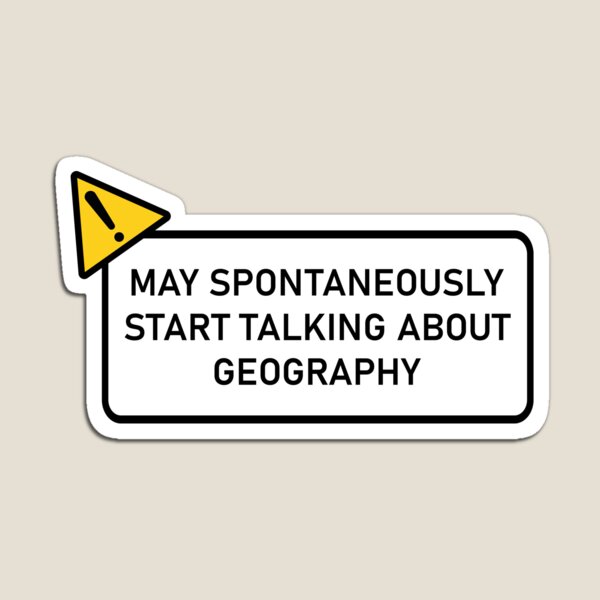 Item preview, may spontaneously start talking about geography designed and sold by the-best-quotes.