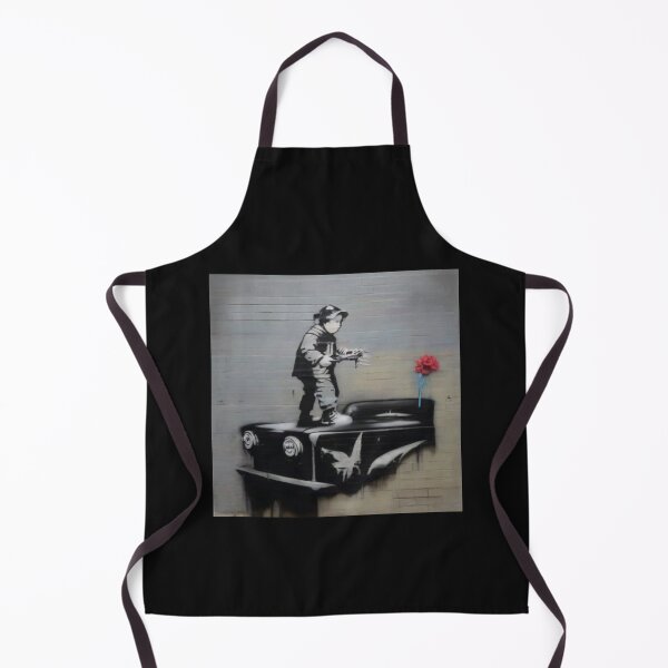 Item preview, banksy red flower designed and sold by Gianyyu.