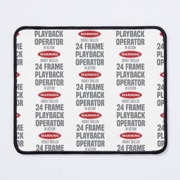 Item preview, Highly Skilled 24 Frame Playback Operator in Action designed and sold by NermilioDesigns.