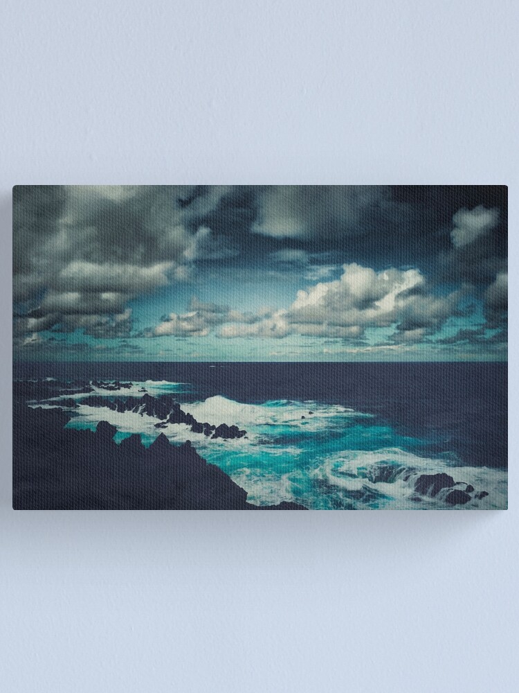 Alternate view of Wild Atlantic Ocean Madeira Canvas Print