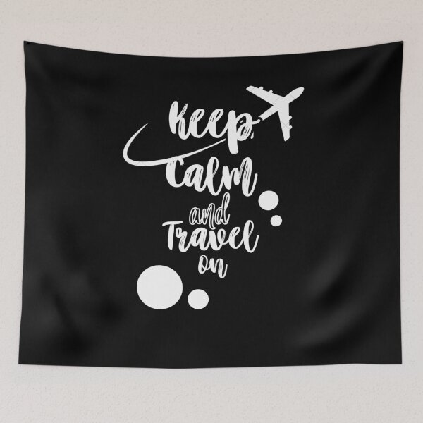 Item preview, Keep calm and travel on designed and sold by Skechtman2003.