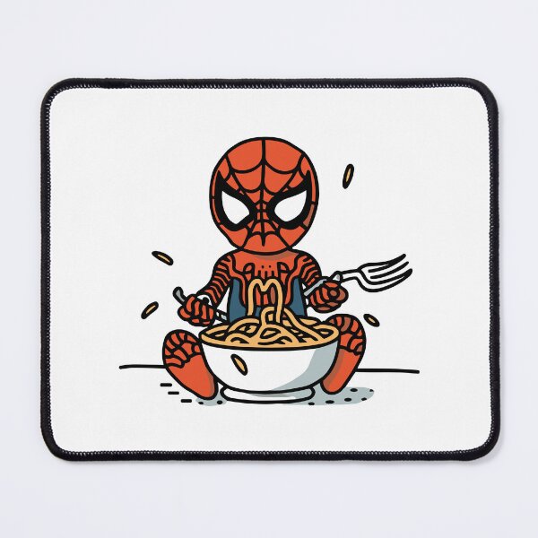 Item preview, Adorable Baby Spider Eating Pasta Slinging Carb Loading - Hilarious Spider Eating Food Meme Cartoon Costume designed and sold by SpideyUniverse.