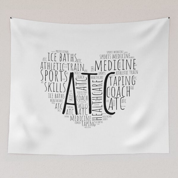 Item preview, Athletic Trainer Word Cloud Love designed and sold by TeesYouWant.