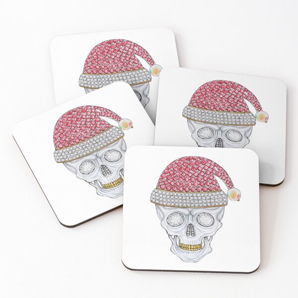 Item preview, Santa claus set with diamond ruby and pearl christmas skeleton. designed and sold by Jiwsurreal.