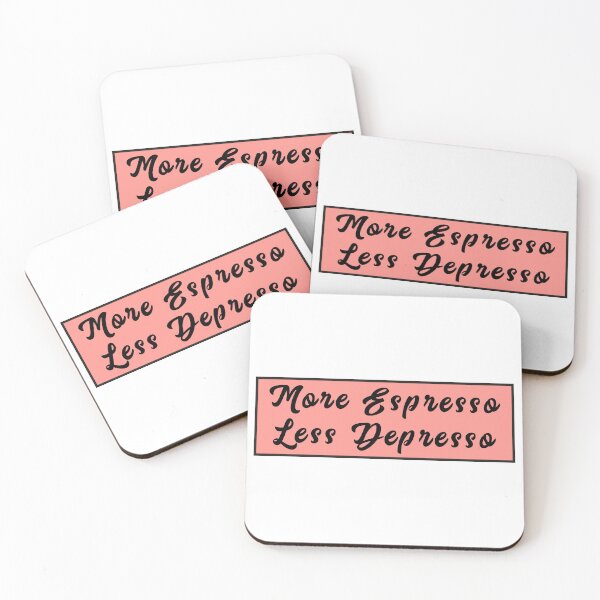 Artikelvorschau, Mehr Espresso Weniger Depresso - entworfen und verkauft von PurpleLoveStore.