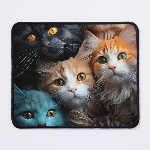 Item preview, Cute Kawaii Adorable Cats - Surreal Vivid Colored Sweet Cats 12 designed and sold by MadeByRobots.
