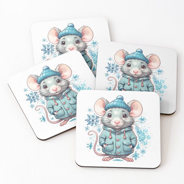 Item preview, Adorable Mouse Sticker Collection - Cute Rodent Illustrations! designed and sold by MystiWonders.