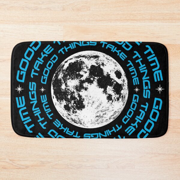 Item preview, Good Things Take Time Typography. Moon Graphic Design. designed and sold by FriskySloths.