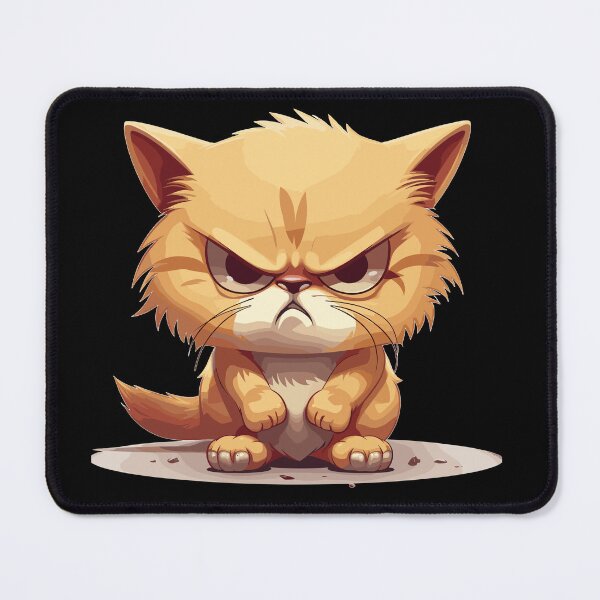 Item preview,  Angry Cat Cartoon designed and sold by PharaohVogue.