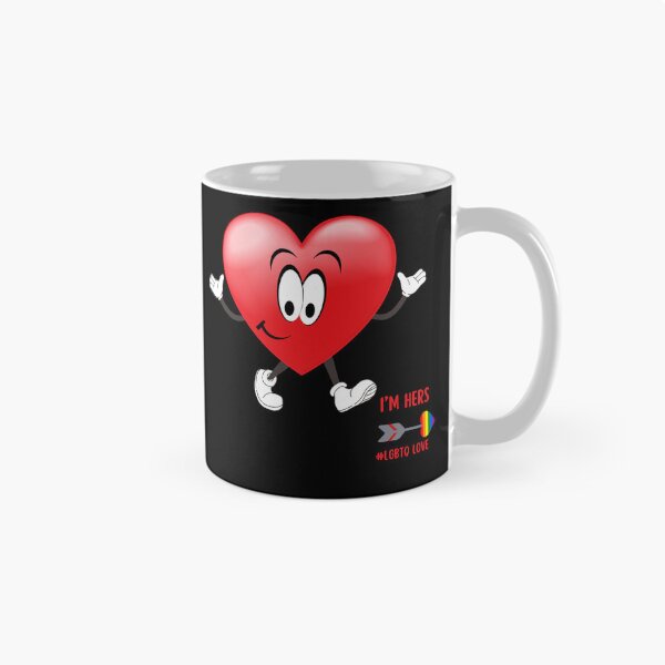Aperçu de l'œuvre T-shirt de la Saint-Valentin, T-shirt Lgbtq Valentines, Cadeau Lgbtq Valentines, T-shirts pour couples, Je suis son T-shirts pour couples LGBTQ créée et vendue par PrideBeProud.