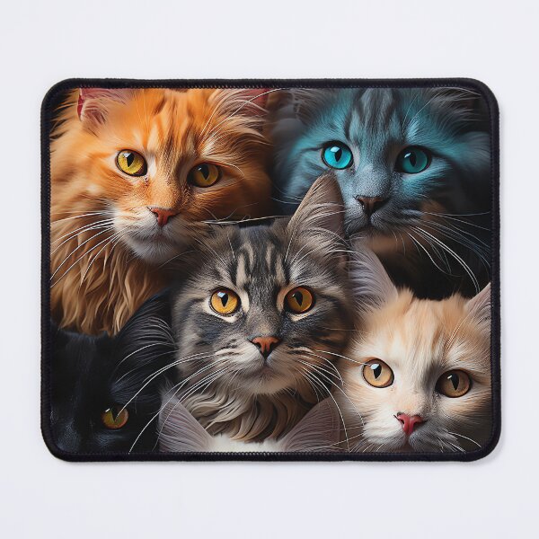 Item preview, Cute Kawaii Adorable Cats - Surreal Vivid Colored Sweet Cats 13 designed and sold by MadeByRobots.