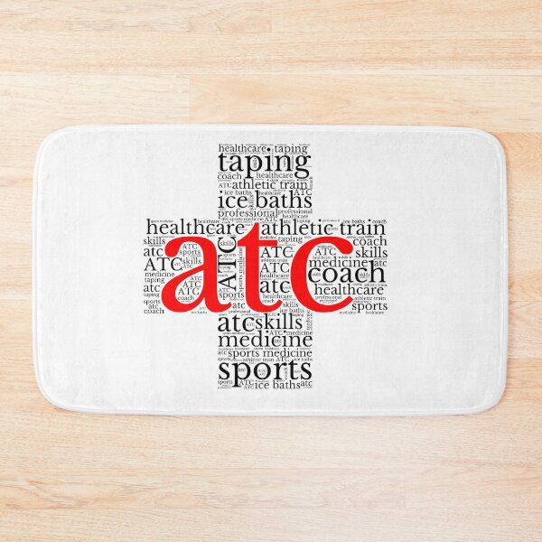 Item preview, Athletic Trainer Word Cloud Cross designed and sold by TeesYouWant.