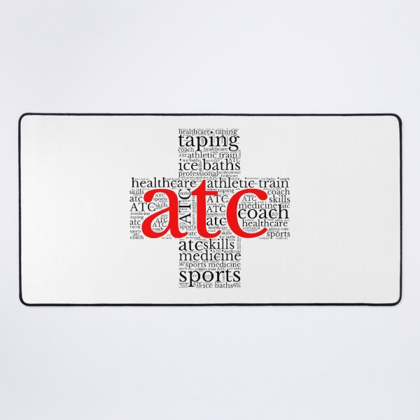 Item preview, Athletic Trainer Word Cloud Cross designed and sold by TeesYouWant.