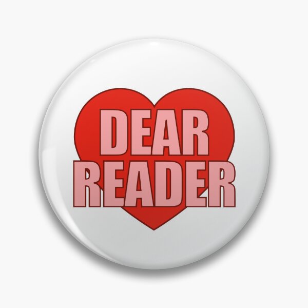 Item preview, Dear Reader Heart designed and sold by Chesley Design.