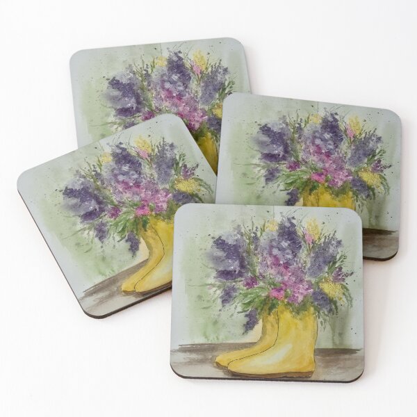 Item preview, Flowers in Yellow Boots designed and sold by Dfcumberland.