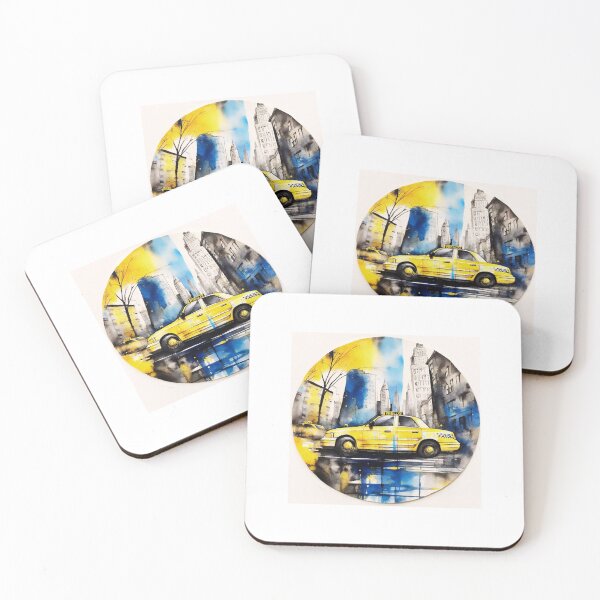 Item preview,  A Busy New York Cabby on a Rainy day,  designed and sold by Frame of Mind .