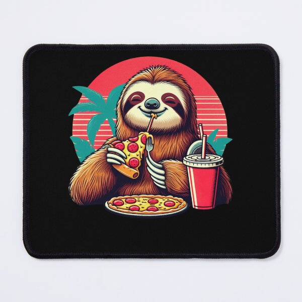 Item preview, Happy Pizza Sloth designed and sold by Jaro90.
