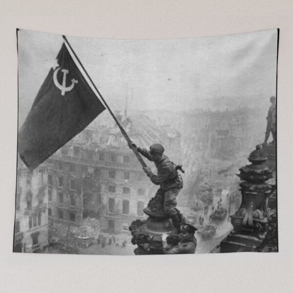 Item preview, Battle of Berlin Soviet Flag WW2 GPW designed and sold by Floppa Empire.