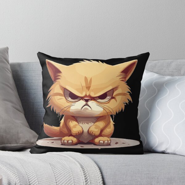 Item preview,  Angry Cat Cartoon designed and sold by PharaohVogue.